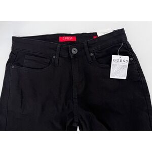 Guess Slim Straight Jeans Mens 30x32 Del Mar Fit Black Denim Pants NWT